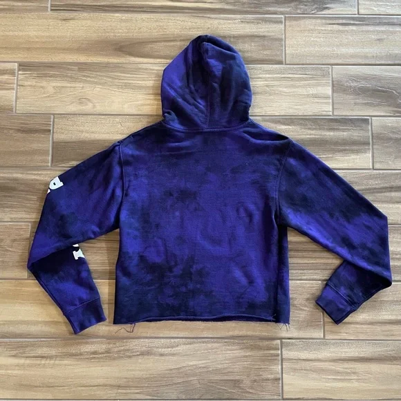 PLAYBOY Skeleton Rabbit Head Crop Hoodie Sz SMALL - Picture 2 of 10